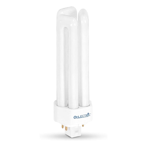 OHLECTRIC 42W Smart Cfl Fluorescent Light Bulb, 4-Pin Amalgam, Long-Life Energy-Saving, 3500K Color Temperature, Model OL-41585