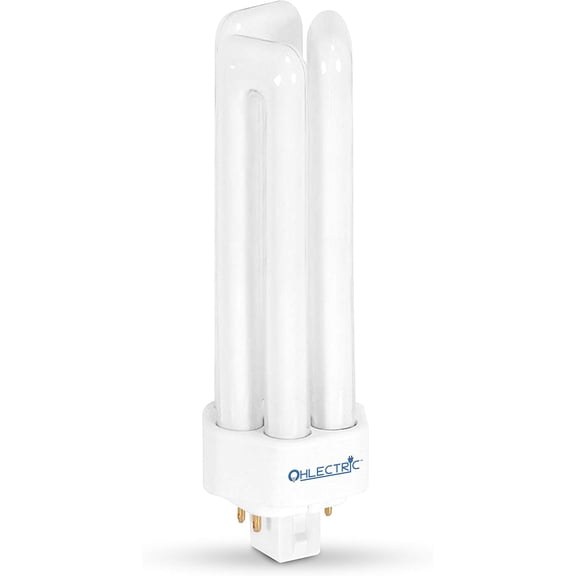 OHLECTRIC Fluorescent Light Bulbs - 42W Smart Fluorescent Light Bulb - 4-Pins CFL Bulb - Long-Life and Energy-Saving Amalgam Light Bulbs - 3500k - OL-41585