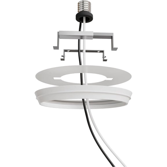 OHLECTRIC Recessed Can Light Conversion Kit to Pendant Lights Medium Base Converter Compatible with 4-6 Recessed Can Lights Ideal for Kitchens, Bedrooms, Offices, and Damp Locations