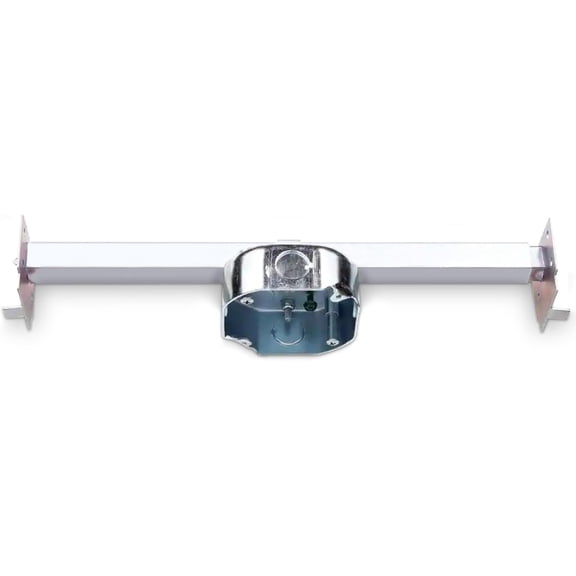 OHLECTRIC Saf-T-Bar for Ceiling Fan and Light Fixture - Ceiling Fan Mounting Bracket for Engineered Truss with 1-1/2 Inch Deep Box - for New Construction Or Remodelling in Accessible Attic