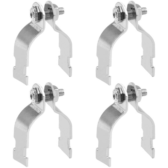 OHLECTRIC Universal Strut Clamp 2-1/2" Secures Rigid/IMC & EMT Conduit & Pipe To Strut, Zinc Electroplate Finish | Support 800 Lbs Load | (4-Pack)