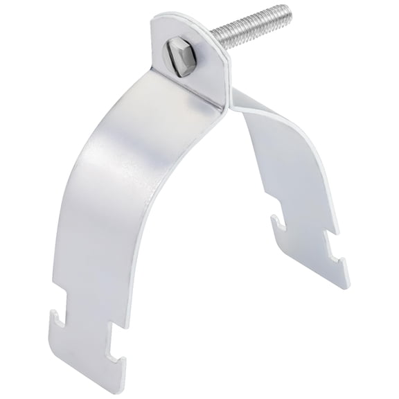 OHLECTRIC Universal Strut Clamp 5" Secures Rigid/IMC & EMT Conduit & Pipe To Strut, Zinc Electroplate Finish | Support 1000 Lbs Load