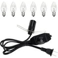 thumbnail image 1 of OHLGT 1-Pack Salt Lamp Cord Replacement and 6-Packs 15 Watt E12 Salt Lamp Bulbs, 1 of 7