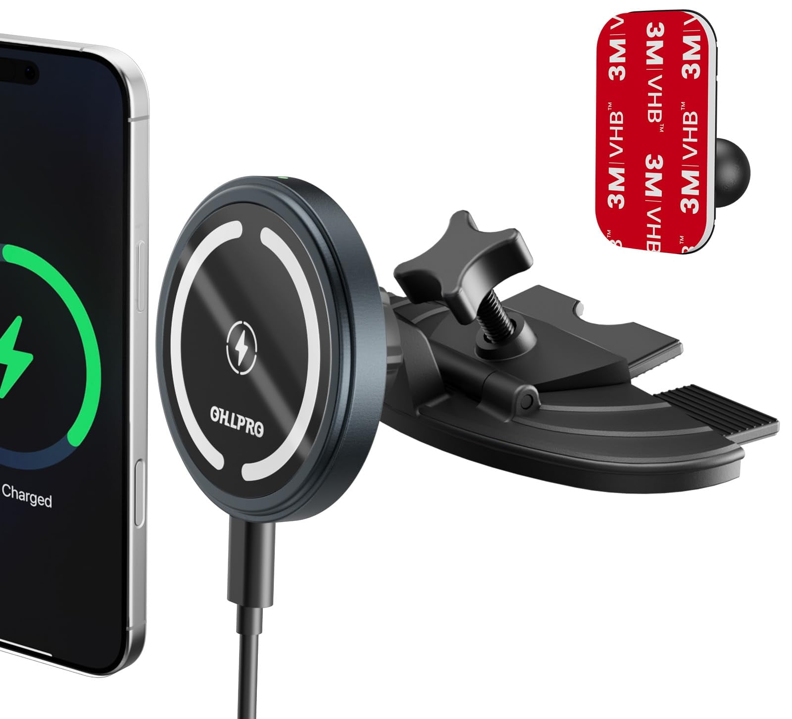 Cd Slot Iphone 12 Car Charger Magsafe Wireless Charging Cd Slot Mount