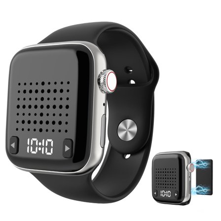 OHLPRO Wearable Wrist Bluetooth Speaker with Magnetic Clip On, 2-in-1 Portable Wireless Mini Small Speaker 3 Connection Modes Hands-Free 5H Playtime for Running Gym Workout Hiking & Outdoors