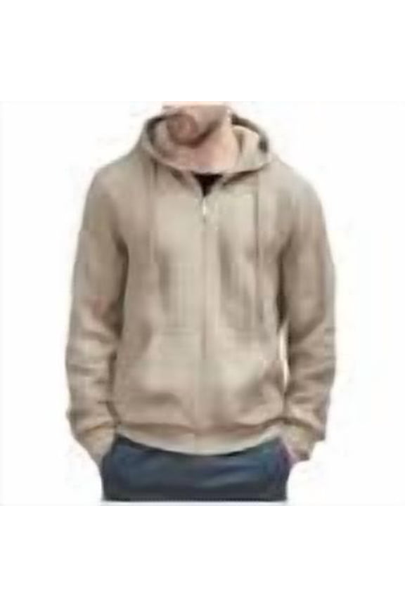 Full Zip Hoodies for Men Fall Casual Jacquard Texture Long Sleeve Hooded Jacket Gym Workout Athletic Warm Coats