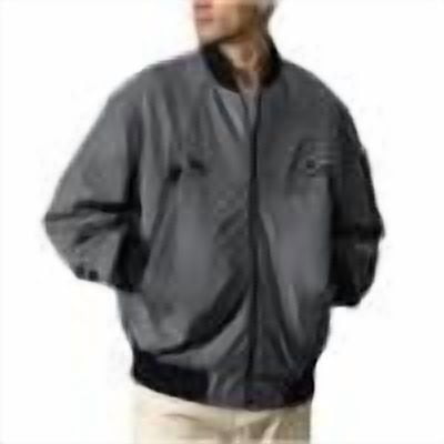 OHMZYZO Men's Bomber Jacket Stand Collar Full Zip Varsity Jackets Casual Lightweight Fall Winter Coat with Pockets