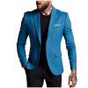 thumbnail image 1 of OHMZYZO Men's Casual Stretch Blazer Jacket Lightweight One Button Sport Coat Formal Wedding Business Suit Jackets, 1 of 4