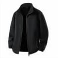 thumbnail image 1 of OHMZYZO Men's Fleece Full Zip Jacket Long Sleeve Warm Winter Coat Casual Lightweight Outerwear with Zip Pocket, 1 of 9