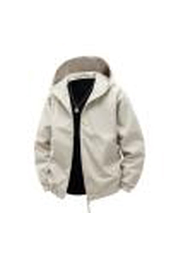 Men's Hoodies Rain Jacket Windproof Waterproof Outdoor Jacket Shell Hooded Raincoat Interchange Jacket