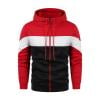thumbnail image 1 of OHMZYZO Men's Hoodies Sweatshirts Zip Up Long Sleeve Color Block Jacket Casual Lightweight Athletic Workout Coats, 1 of 6