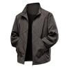 OHMZYZO Men's Lightweight Softshell Jacket Stand Collar Zip Up Windbreaker Water Resistant Winter Hiking Jackets