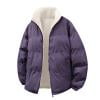 thumbnail image 1 of OHMZYZO Men's Sherpa Fleece Lined Quilted Jackets Winter Warm Thick Stand Collar Coat Cold Weather Thermal Jacket, 1 of 9