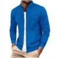 thumbnail image 1 of OHMZYZO Men's Waffle Track Jackets Stand Collar Full Zip Cardigan Sweater Casual Long Sleeve Slim Fit Sports Coat Outerwearwith Pockets, 1 of 9