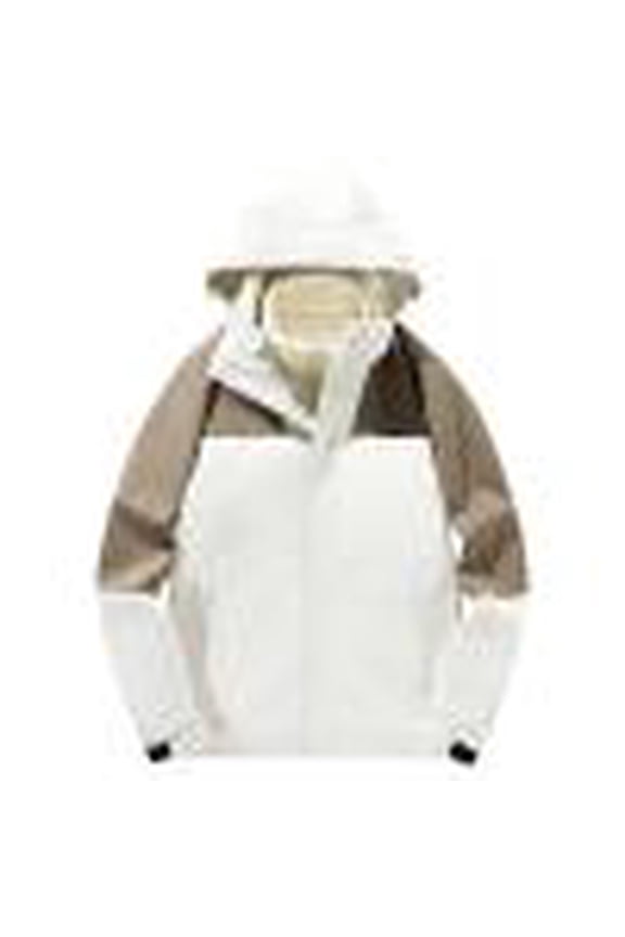 Mens Casual Jacket Windproof Lightweight Mountain Sport Jacket with Removed Hood Zip Pockets Windbreaker for Hiking