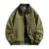 thumbnail image 1 of OHMZYZO Mens Lightweight Bomber Jackets Stand Collar Windbreaker Softshell Jacket Zip Up Coat for Fall Outdoor, 1 of 4