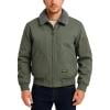 OHMZYZO Mesn's Vintage Motorcycle Jackets Lapel Fleece Neck Zip Up Jacket Plus Size Winter Coats with Pockets
