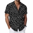 thumbnail image 1 of OHMZYZO Plus Size Hawaiian Shirts for Men Casual Short Sleeve Button Down Shirts Summer Beach Tropical Floral Printed Vacation Blouse, 1 of 8