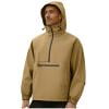 thumbnail image 1 of OHMZYZO Rain Jacket Men Quarter Zip Pullover Tops Waterproof Lightweight Windbreaker Hooded Raincoat for Outdoor Hiking Running, 1 of 9
