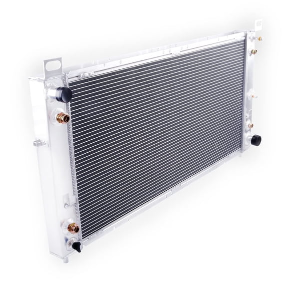 OHOB-COOL 3 Row Aluminum Radiator for 1999-2014 Chevy Silverado Suburban Tahoe GMC Yukon 1500 2500 2003-2009 Hum mer H2 6.0 V8 denali Radiator(Overall size: 41" x 18.5)