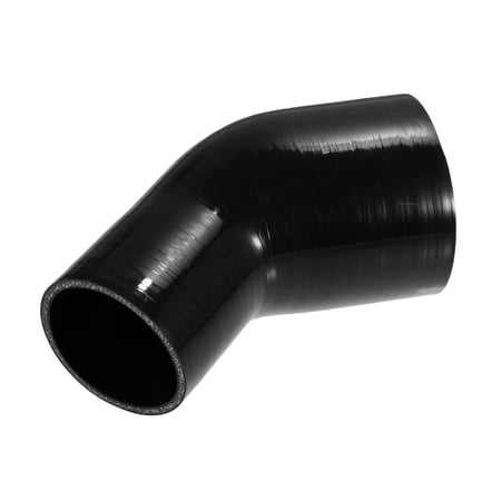 OHOB-COOL 45° Silicone Hose Reducer – 2 1/4"(57mm) to 2 3/4"(64mm) ID, 4-Ply, Black