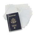 thumbnail image 1 of OHOB-COOL Clear Passport Cover - Pack of 6, Waterproof & Durable for Travel, 1 of 8