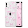 thumbnail image 1 of OHOB-COOL  Magnetic Bow Case for iPhone 15- MagSafe Compatible, Slim Clear Ribbon, Anti-Yellowing, 1 of 8