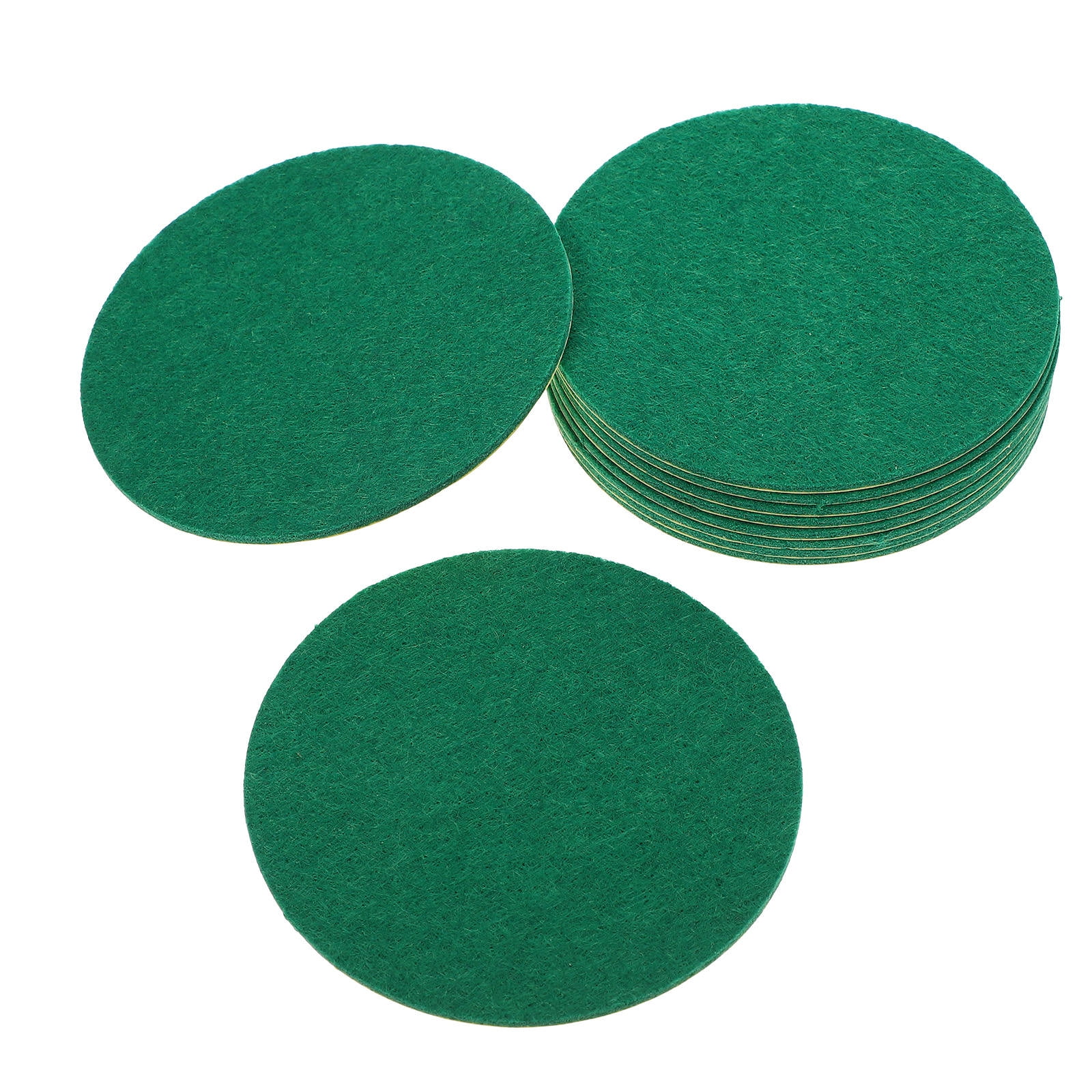 OHOIOLLA 10Pcs Square Polyester Fiber Air Hockey Pads for Players 2.4X2.4X0.08In