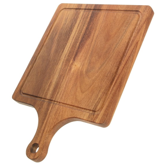 OHOIOLLA Serving Pizza Board Acacia Wood Chefs Dining 1Set 11.4X7.86X0.59In