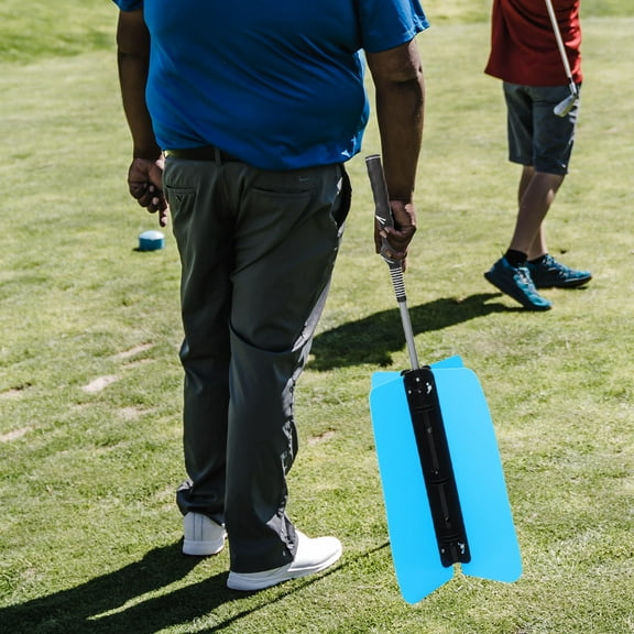 OHOIOLLA 1Pcs Golf Training Tools for Arm Strength and Wind Simulation Blue Abs