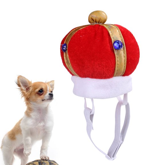 OHOIOLLA 1Pcs Male Cat Crown Hat Funny Design For Cats Great For Christmas Size S