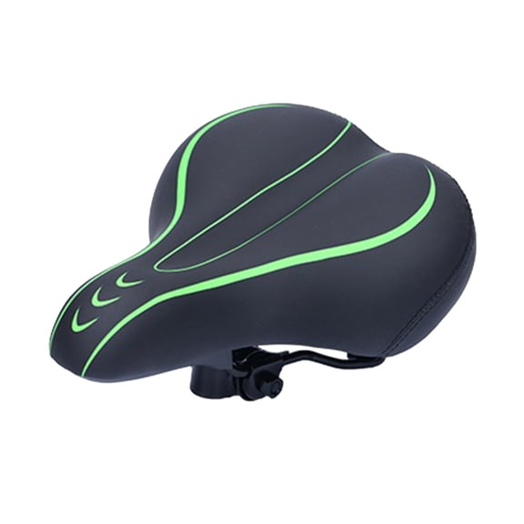 OHOIOLLA 1Pcs PU Steel Saddle Shape Bike Saddles Comfort Men Shock Absorption for Bicycles 27.0x19.5x13.0in