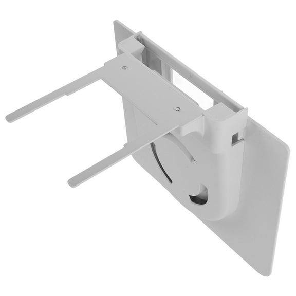 OHOIOLLA 1Pcs Wall Shelf No Drill Rectangular Shape for Routers Cameras in White 11.8X7.9X6.3in