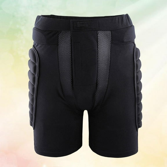 OHOIOLLA 1Set Black Hockey Pants EVA Material Hip Protection Thigh Protection Tailbone Protection for Skating Cycling