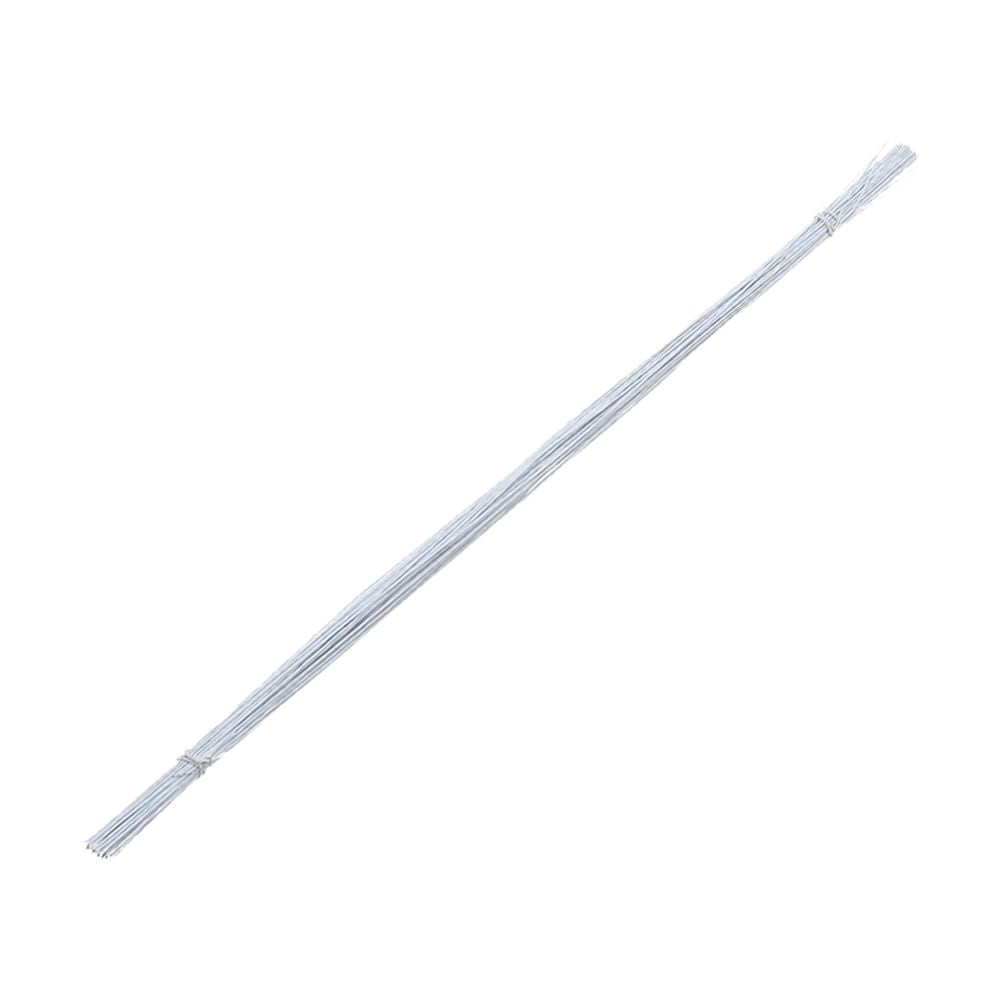 String And Wire OHOIOLLA 200Pcs White Floral Stem Wire Flexible Craft Wire for DIY ...