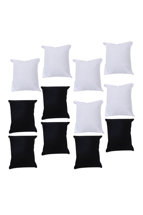 20Pcs Watch Case Pillow Flannel Sponge 3.5x3.1x1.6in for Accessories Museum Exhibitions