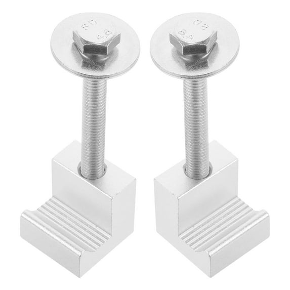 OHOIOLLA 2Pcs Pickup Truck Toolbox Clamps J-type for Prevent Sliding and Shifting