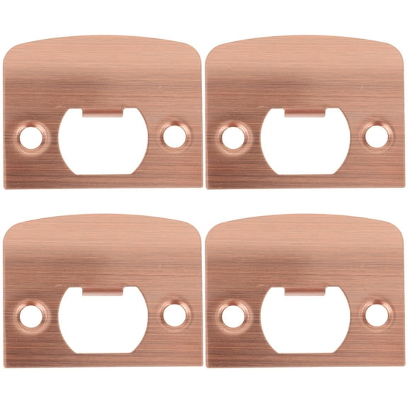 OHOIOLLA 4Pcs Practical Design Strike Plate for Homeowners Stainless Steel Striker Plate