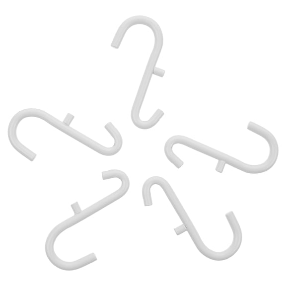 OHOIOLLA 5-Pack Small Pegboard Hooks for Kitchen, Wardrobe, Garage Storage and Organization
