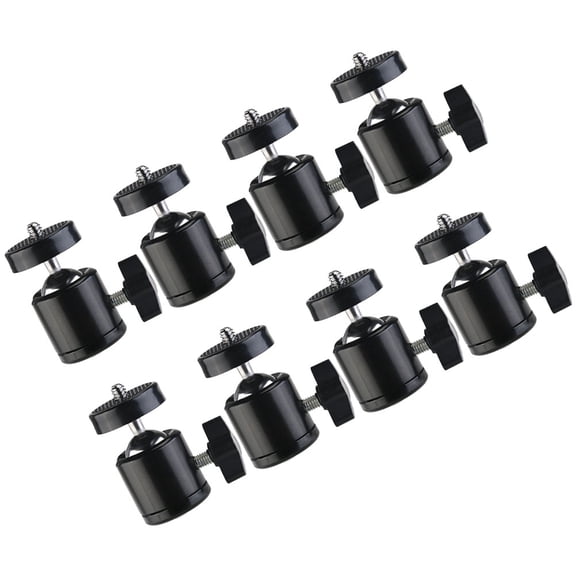 OHOIOLLA 8Pcs Metal Tripod Ball Head for 360 Degree Rotation and Live Streaming 11.8x7.9x3.9in