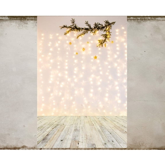OHOIOLLA Assorted Color Christmas Light Background Durable Seamless for Photography