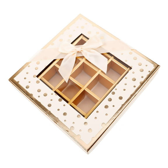 OHOIOLLA Beige 20.5X7.9X1.6In Cardboard Chocolate Box for Chocolates Box Empty 1Pcs