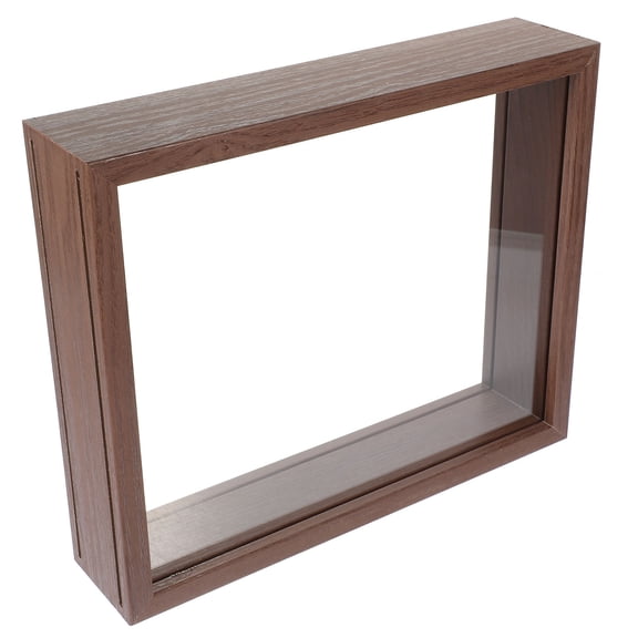 OHOIOLLA Brown Wooden Specimen Display Frame for Dried Flowers and Pressed Plants