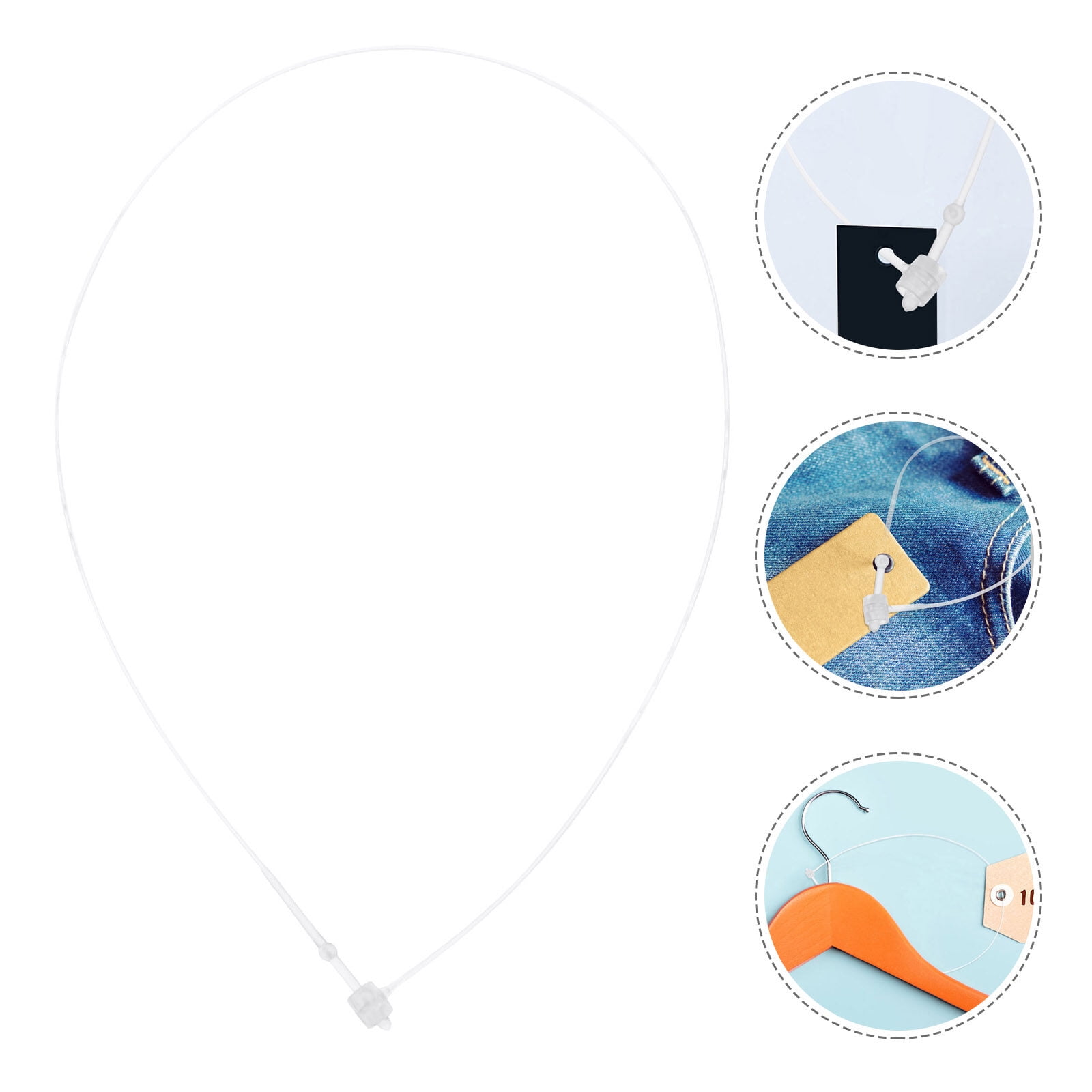 Photo inspiration: Ohoiolla Clothing Fasteners 1000Set Plastic Transparent For Tagging And Photo Inspiration