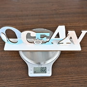 OHOIOLLA Creative Letter Wood Sign Assorted Color Decorative Home Accent