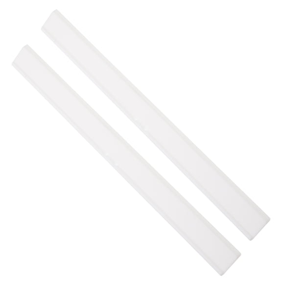 OHOIOLLA Durable Squeegee Rubber Replacement, White, for Window and Shower, Flexible and Wear-Resistant, 2Pcs
