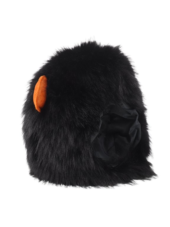 Plush Black Chimpanzee Hat Soft PP Cotton Fun Photo Props for Home Events