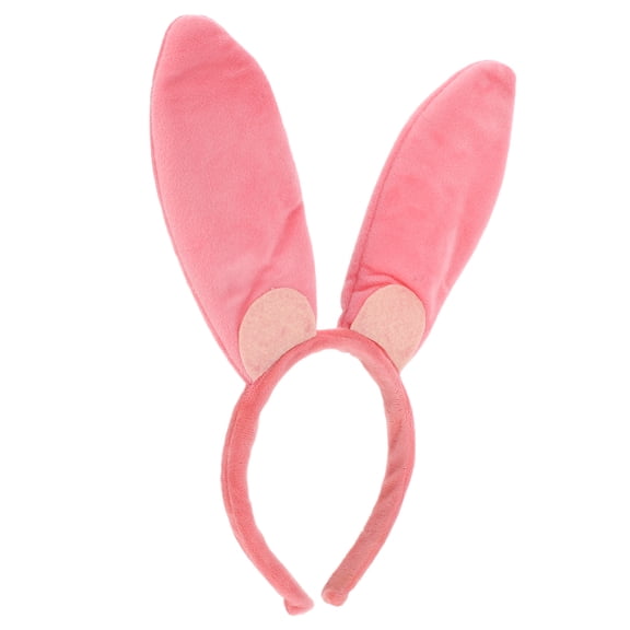 OHOIOLLA Soft Plush Bunny Ears Headband Cute Hairband for Easter, Party, Cosplay, and Dress-Up Accessories