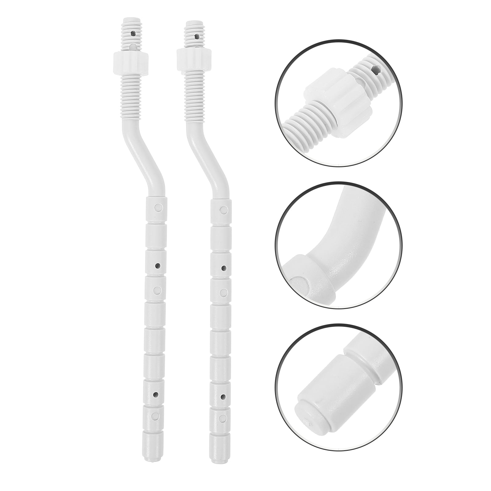 OHOIOLLA Toilet Water Tank Button 1 Pair Plastic Push Button Flush Rods ...