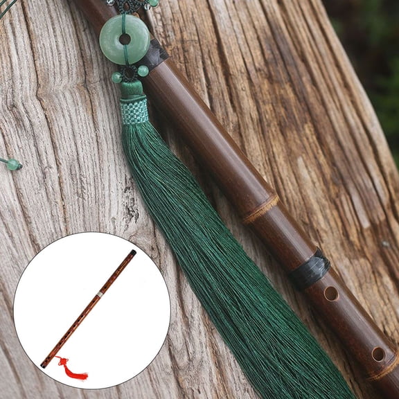 OHOIOLLA Traditional Chinese Musical Instrument Bamboo Flute Easy to Carry Fine Opening 1 Set